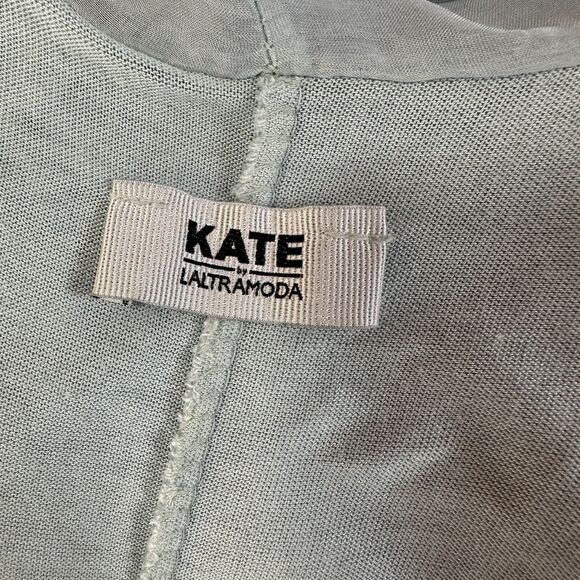 Kate by Laltramoda Light Blue Ombre Tank Sleeveless Lined Midi Maxi Dress S / M - Picture 8 of 12